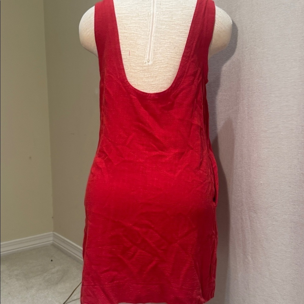 Sleeveless Red Dress